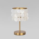 Настольный светильник с перламутром 208101 латунь/перламутр — изображение 2