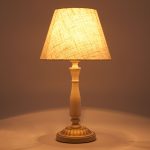 Классическая настольная лампа 01060/1 белый с золотом — изображение 2