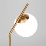 Настольная лампа со стеклянным плафоном 01082/1 латунь — изображение 3