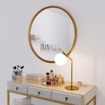 Настольная лампа со стеклянным плафоном 01082/1 латунь — изображение 4