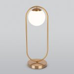 Настольная лампа с круглым плафоном 01138/1 золото