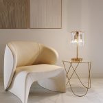 Настольный светильник со стеклянным плафоном 01170/3 золото — изображение 6