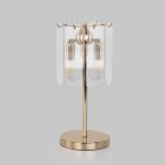 Настольный светильник со стеклянным плафоном 01170/3 золото — изображение 4