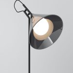 Настольный светильник со стеклянным плафоном 01186/1 черный — изображение 2