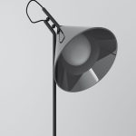 Настольный светильник со стеклянным плафоном 01186/1 черный — изображение 3