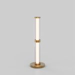 Настольный светодиодный светильник 80536/1 латунь