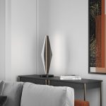 Настольный светодиодный светильник со стеклянным плафоном 308052 LED латунь — изображение 4