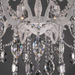 Подвесная люстра с хрусталем 10108/8 белый/прозрачный хрусталь Strotskis — изображение 3
