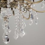 Подвесная люстра с хрусталем 3281/8 античная бронза / прозрачный хрусталь — изображение 3