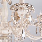 Люстра с тонированным хрусталем 3281/8 белый с золотом / тонированный хрусталь — изображение 3