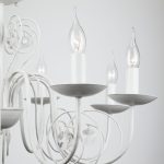 Люстра с хрустальным декором 60018/8 белый с золотом — изображение 2