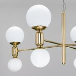 Подвесная люстра с плафонами 30182/8 золото — изображение 2