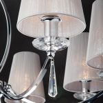 Подвесная люстра с абажурами 60079/8 хром — изображение 2