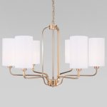 Подвесная люстра с абажурами 60128/6 золото — изображение 2