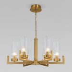 Подвесная люстра 60133/6 латунь