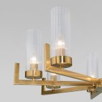 Подвесная люстра со стеклянными плафонами 60133/8 латунь — изображение 2