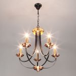 Подвесная люстра в стиле лофт 60098/5 черный — изображение 3