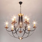 Подвесная люстра в стиле лофт 60098/9 черный — изображение 3