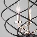 Подвесная люстра в стиле лофт 60105/3 черный — изображение 2