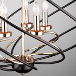 Подвесная люстра в стиле лофт 60105/5 черный — изображение 3