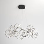 Подвесной светильник 90169/12 черный жемчуг