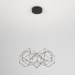 Подвесной светильник 90169/5 черный жемчуг