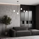 Подвесной светильник с акриловыми плафонами 30188/6 черный — изображение 4