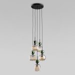 Подвесной светильник со стеклянными плафонами 11149 Sophia Green Cognac