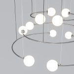 Подвесной светильник в стиле лофт 360/12 хром — изображение 2