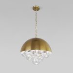 Подвесной светильник со стеклянными плафонами 30177 латунь — изображение 2