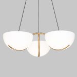 Подвесной светодиодный светильник 50083/3 LED золото — изображение 2