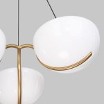 Подвесной светодиодный светильник 50083/3 LED золото — изображение 3