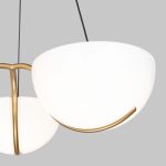 Подвесной светодиодный светильник 50083/3 LED золото — изображение 4