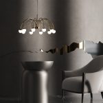 Подвесной светодиодный светильник 90030/10 LED золото — изображение 6