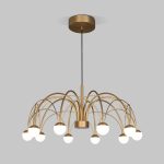 Подвесной светодиодный светильник 90030/10 LED золото — изображение 2