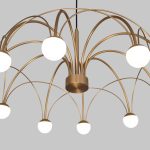 Подвесной светодиодный светильник 90030/10 LED золото — изображение 4