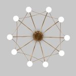 Подвесной светодиодный светильник 90030/10 LED золото — изображение 5