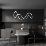 Подвесной светодиодный светильник CCT с пультом управления 90288/1 белый — изображение 2