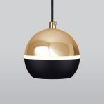 DLS023 9W 4200K черный/золото