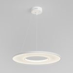 Подвесной светодиодный светильник с абажуром из ткани 101001 LED белый