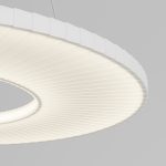 Подвесной светодиодный светильник с абажуром из ткани 101001 LED белый — изображение 2