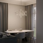 Подвесной светодиодный светильник с фигурным хрусталем 443/1 — изображение 4