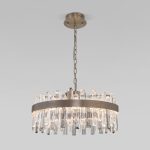 Подвесной светодиодный светильник с хрусталем 417/1