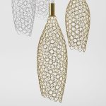 Подвесной светодиодный светильник с металлическими плафонами 90352/6 золото/хром — изображение 2