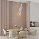 Подвесной светодиодный светильник с металлическими плафонами 90352/6 золото/хром — изображение 3