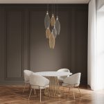 Подвесной светодиодный светильник с металлическими плафонами 90352/6 золото/хром — изображение 6