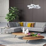 Подвесной светодиодный светильник с пультом управления 90176/3 хром — изображение 3