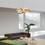 Подвесной светодиодный светильник с пультом управления 90176/3 медный — изображение 2