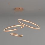 Подвесной светодиодный светильник с пультом управления 90180/3 золото — изображение 3