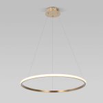 Подвесной светодиодный светильник с пультом управления 90264/1 латунь